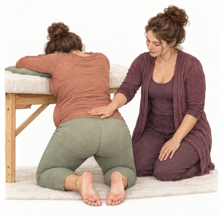 Gentle, consented hand touch